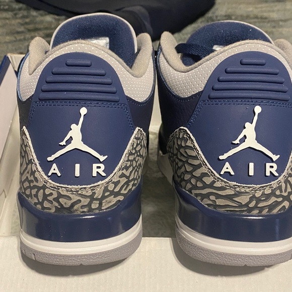 Jordan Air Jordan 3 Retro Midnight Navy/White - Picture 7 of 12